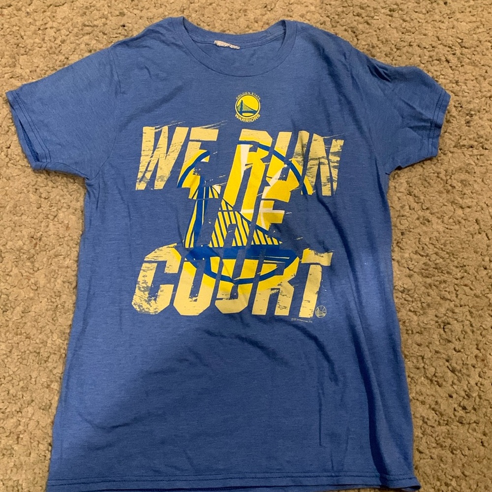 Blue Youth Golden State Warriors Tee